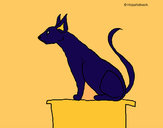 Dibujo Gato egipcio II pintado por adricasa