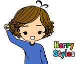 Dibujo Harry Styles pintado por harryniall