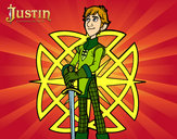Dibujo Justin y la espada del valor pintado por ru_82