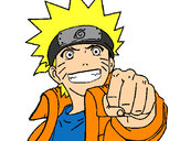 Dibujo Naruto alegre pintado por adriel000