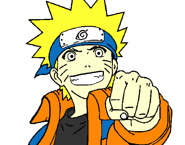 Dibujo Naruto alegre pintado por sum41