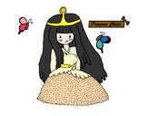 Dibujo Princesa chicle pintado por charito