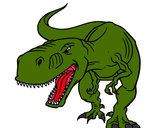 Dibujo Tiranosaurio Rex enfadado pintado por Puuchii