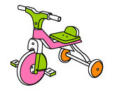 Dibujo Triciclo infantil pintado por lunapyok