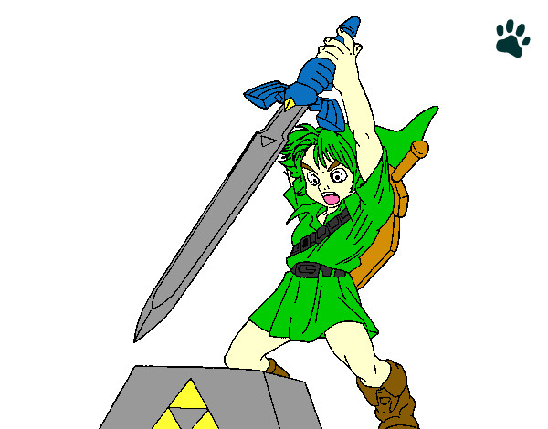 Dibujo Zelda pintado por sum41