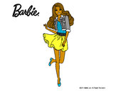 Dibujo Barbie informal pintado por norely