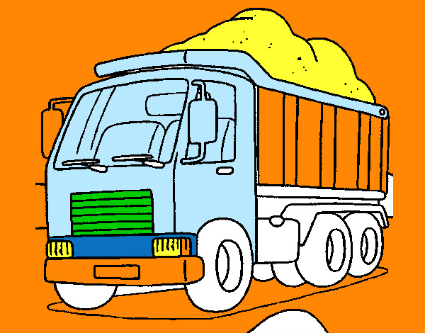 Dibujo Camión de carga 1 pintado por oscarcifue