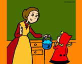 Dibujo Caperucita roja 2 pintado por amalia