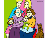 Dibujo Familia pintado por katerinmar