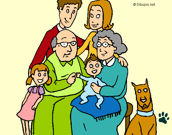 Dibujo Familia pintado por Sofi8