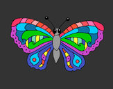 Dibujo Mariposa 3a pintado por YOYO59