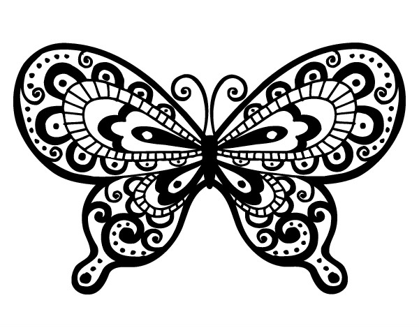 Dibujo Mariposa bonita pintado por Styler