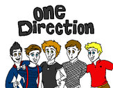 Dibujo One Direction 3 pintado por jorgitoto