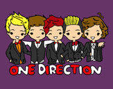 Dibujo One direction pintado por hazanililo