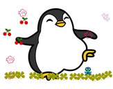 Dibujo Pingüino bailando pintado por alejus3
