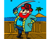 Dibujo Pirata a bordo pintado por jade2002