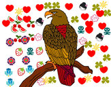 Dibujo Águila en una rama pintado por ignacio123