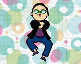 Dibujo Gangnam Style pintado por ariadna657