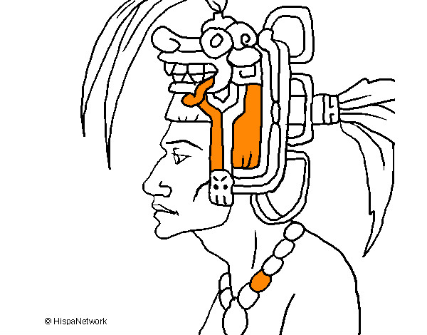 Dibujo Jefe de la tribu pintado por yanette