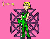 Dibujo Justin y la espada del valor pintado por anap14