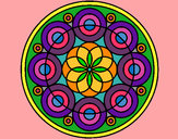 Dibujo Mandala 35 pintado por CandyRos