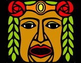 Dibujo Máscara Maya pintado por Josito21