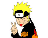 Dibujo Naruto sacando lengua pintado por emilioecn