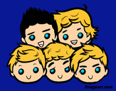 Dibujo One Direction 2 pintado por akis