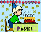 Dibujo Pastel de cumpleaños III pintado por GiselKisek