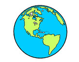 Dibujo Planeta Tierra 1 pintado por vickyrivas