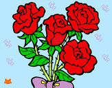 Dibujo Ramo de rosas pintado por aria1D