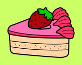 Dibujo Tarta de fresas pintado por sunny123