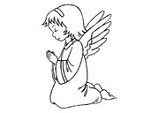 Dibujo Ángel orando pintado por fernando22