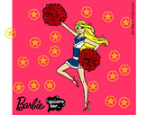 Dibujo Barbie animadora pintado por victoria55