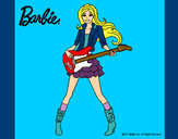 Dibujo Barbie guitarrista pintado por tinilet12