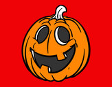 Dibujo Calabaza de Halloween pintado por lachiqui95