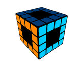 Dibujo Cubo de Rubik pintado por balita11