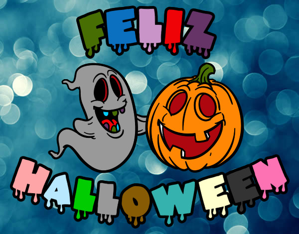 Dibujo Feliz Halloween pintado por alfredo111