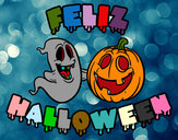 Dibujo Feliz Halloween pintado por alfredo111