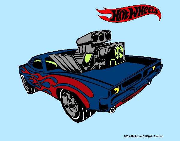 Dibujo Hot Wheels 11 pintado por alfredo111