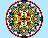 Dibujo Mandala 35 pintado por BONDIA