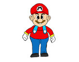 Dibujo Mario pintado por lupegarcia