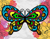 Dibujo Mariposa bonita pintado por naty1977