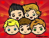 Dibujo One Direction 2 pintado por vms4e