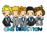 Dibujo One direction pintado por ana13