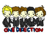 Dibujo One direction pintado por Masen