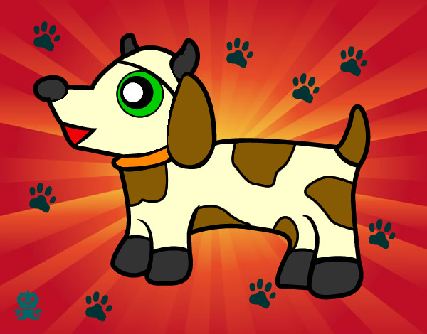 Dibujo Perro-vaca pintado por ricardo10