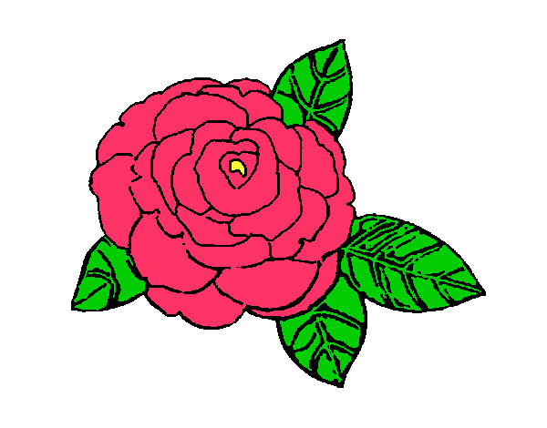 Dibujo Rosa 2 pintado por 001salmi