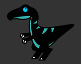 Dibujo Velociraptor bebé pintado por Crisalith