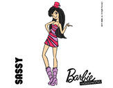 Dibujo Barbie Fashionista 2 pintado por wladerlis